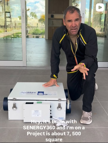 Brian with AprilAire ventilation system