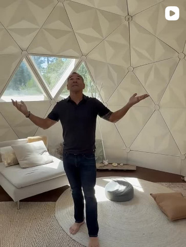 Wellness dome interior