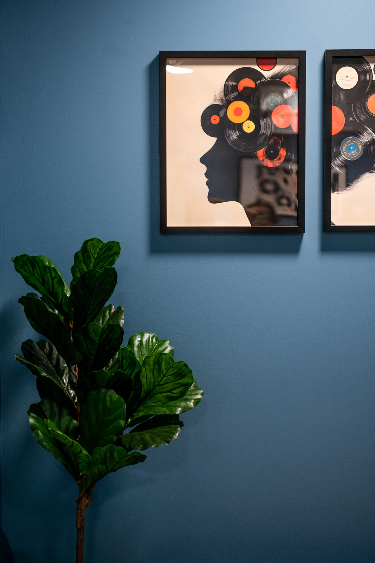 Old Brewery Mission — vinyl record art in redesigned shelter space