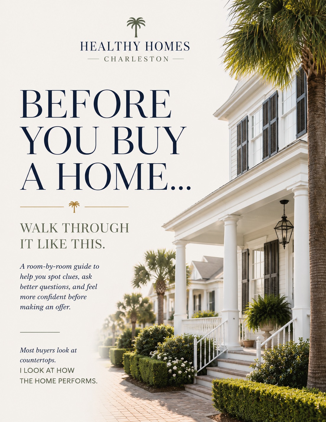 Before You Buy A Home — Home Safety Walkthrough Checklist cover
