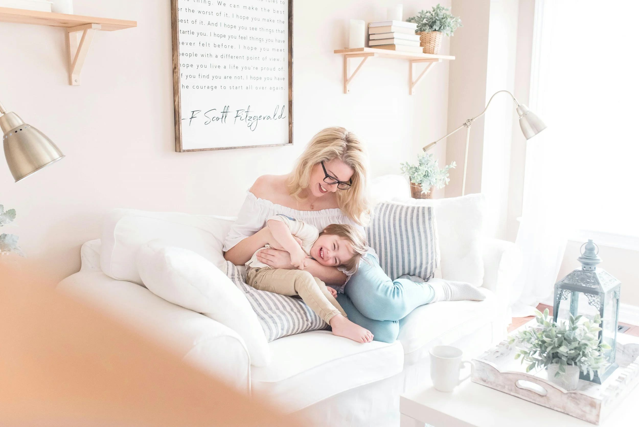 Family reducing toxic exposure in a home setting