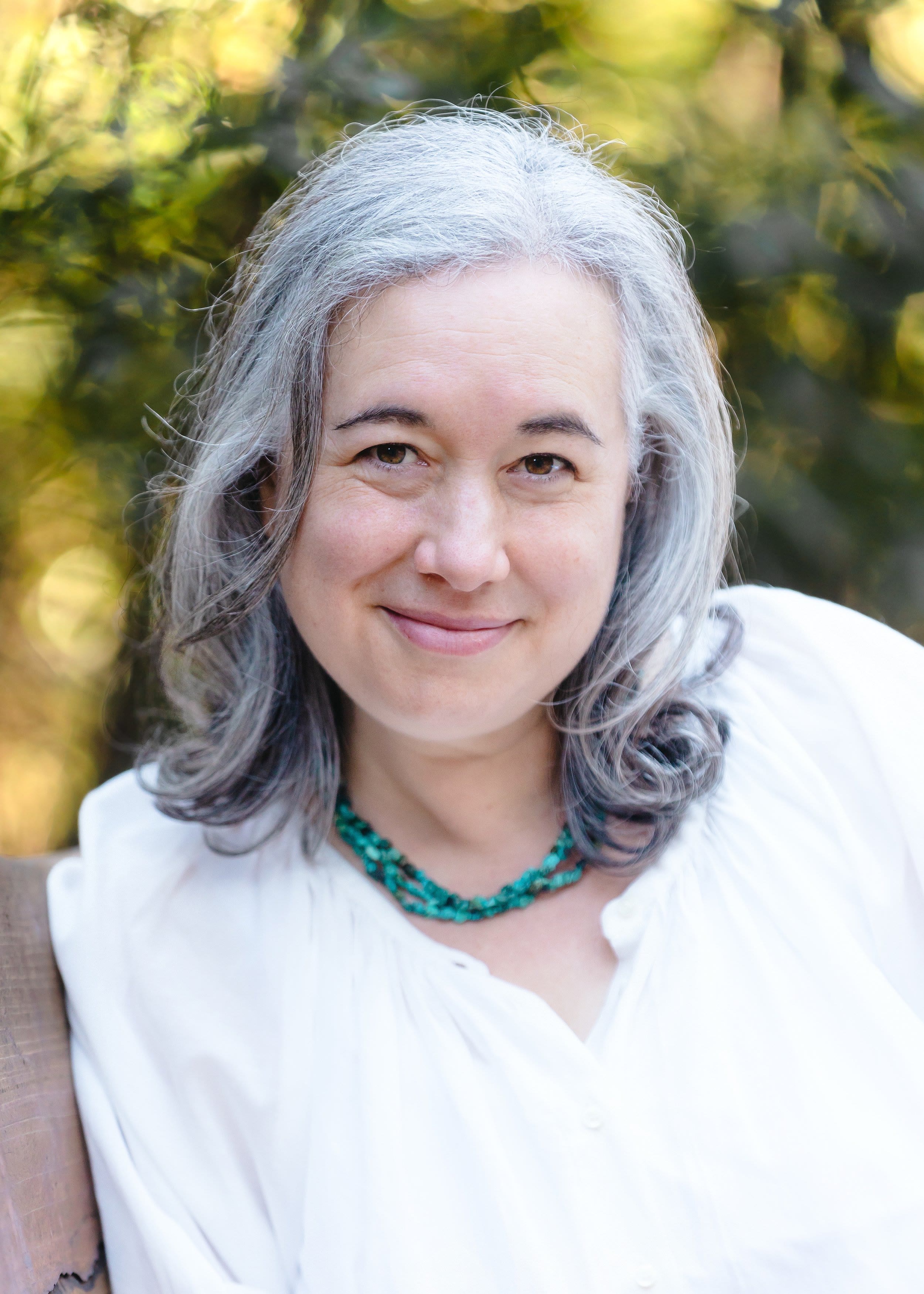 Karen Bloom — founder portrait, consultant setting