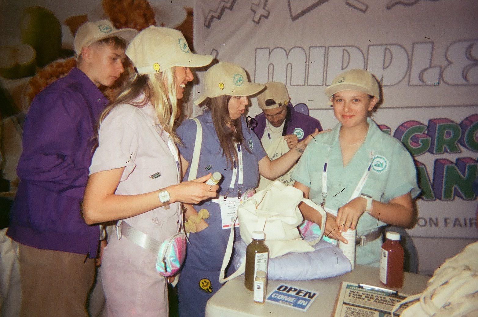 Natalie Young with her family and middleman team at Natural Products Expo West